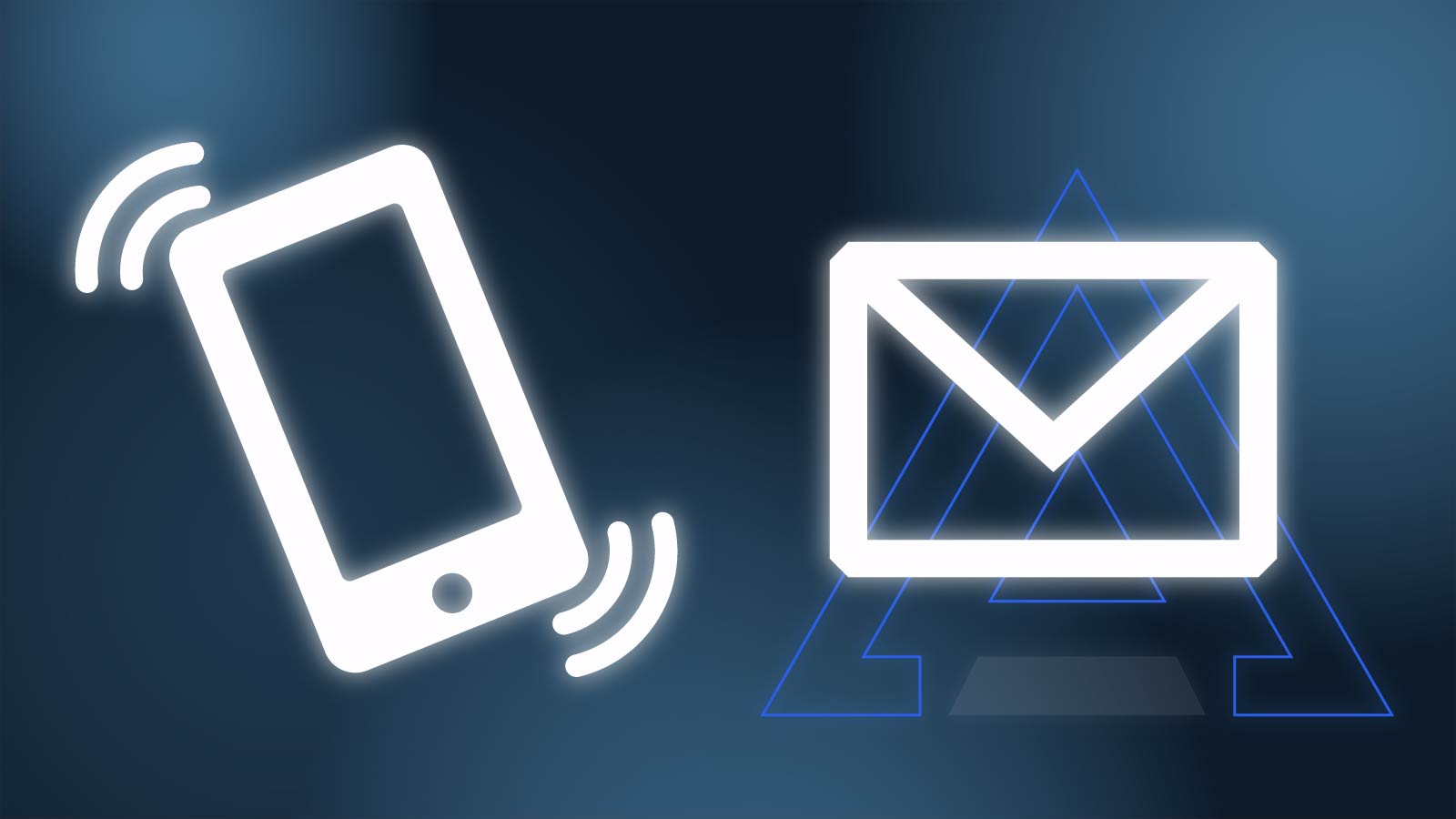 A phone inbox filling up with new enquiries from a website